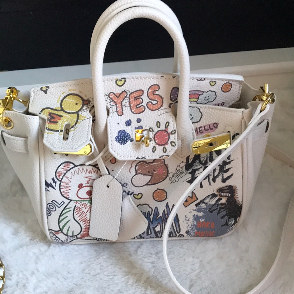 Vegan leather handbag